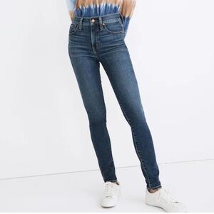 Madewell 10” High-Rise Skinny Jeans (Cordell Wash)